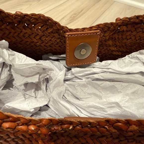 Dragon Diffusion Luna Mezza Should Bag Color Tan - Picture 5 of 10